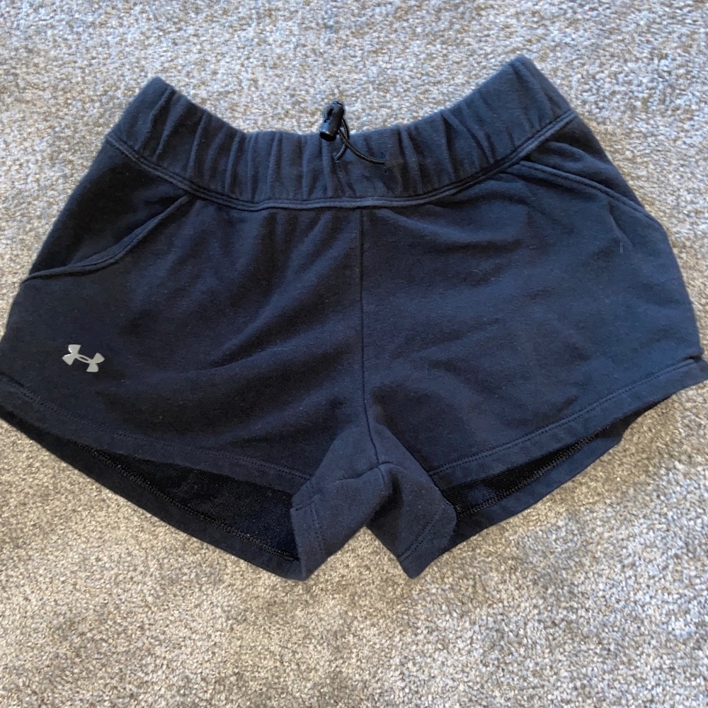 Black Under Armour Sweat Shorts
